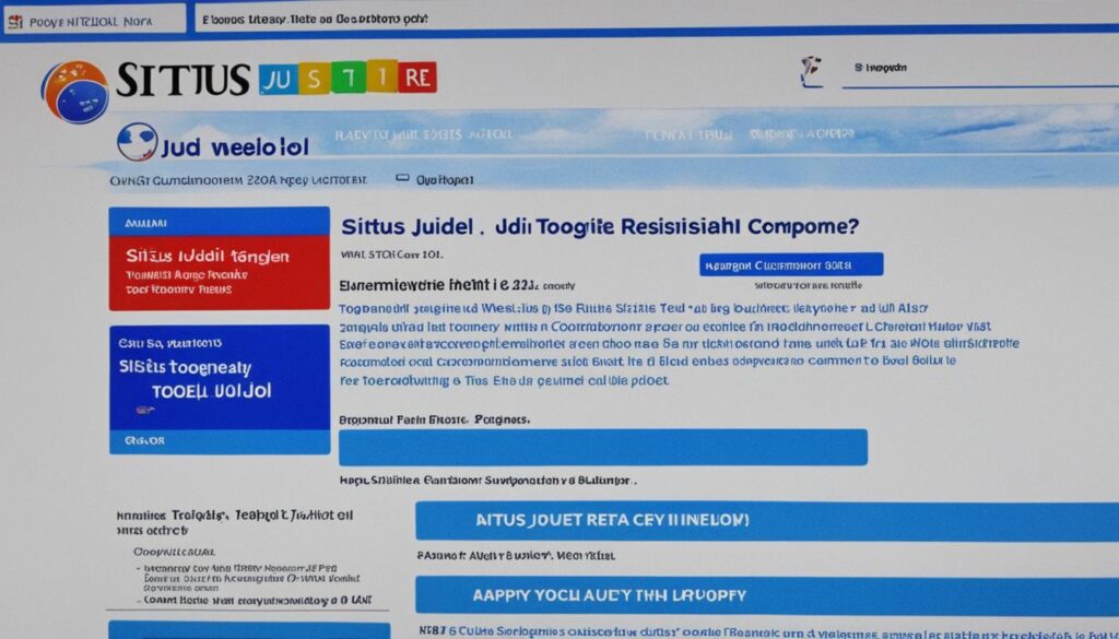 Situs judi togel resmi