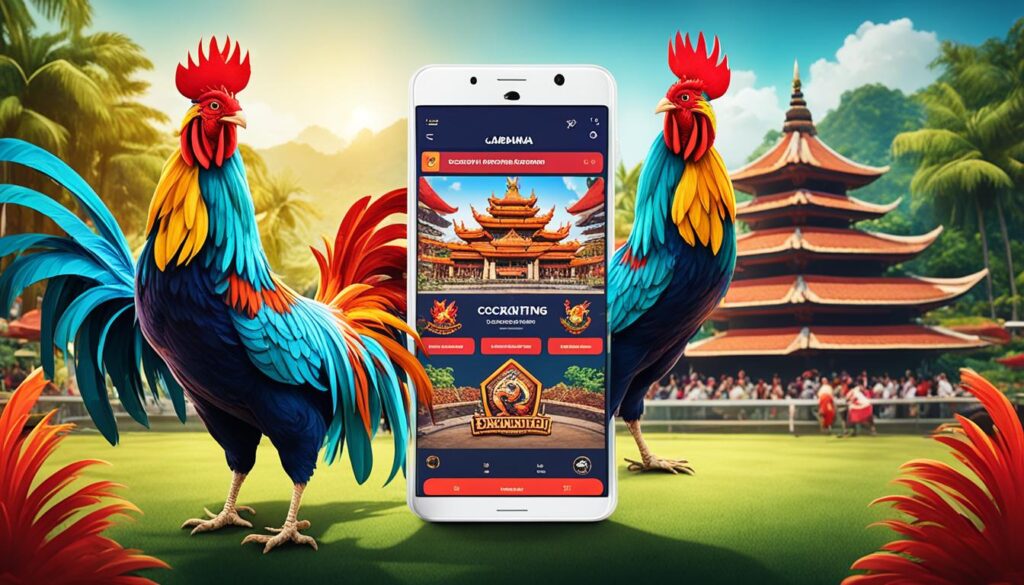 Aplikasi mobile sabung ayam online Indonesia